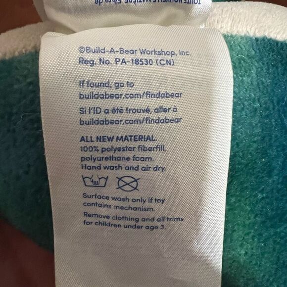 BUILD-A-BEAR Green Stegosaurus Dinosaur Plush 16” 2018 Stuffed Animal BAB Toy - Picture 6 of 13